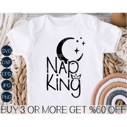Funny Baby SVG, Nap King SVG, Baby Boy SVG, Newborn Svg, Sarcastic Baby Quotes Svg, Png, Svg File For Cricut, Sublimatio