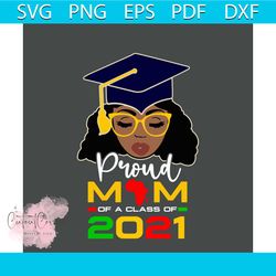 Proud Mom Of A Class Of 2021 SVG Mothers Day SVG Cricut File