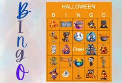 Spooktacular Halloween Bingo Printable,halloween bingo game,Bingo 100 cards,5x5,party bingo, Pdf