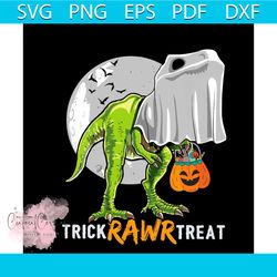 Trick Rawr Treat Halloween Best Design SVG Digital Files