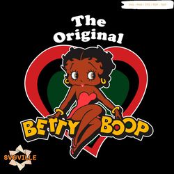 The Original Betty Boop Svg, Betty Boop Heart Svg, Trending Svg