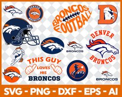 Denver Broncos Svg , Football Team Svg, Cricut, Digital Download ,Team Nfl Svg 11