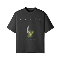 Alien Movie Retro Movie Poster Oversized T-Shirt