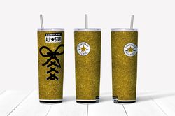 Converse Gold Png, 20 oz Skinny Tumbler Sublimation Design, Straight & Tapered Tumbler Wrap, Instant Digital Download