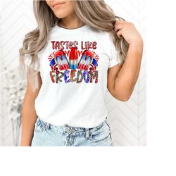 4th of July Shirt,Tastes Like Ice Cream,Merica Shirt,Patriotic Popsicle Shirt,Independence Day Tee,4th of july ice cream