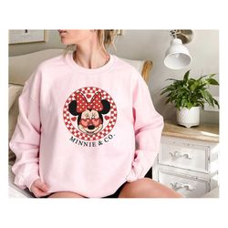 Disney Minnie And Co Sweatshirt, Mickey And Co Sweatshirt,Disney Vacation Sweat,Mickey Minnie In Love,Disney tshirt,Disn