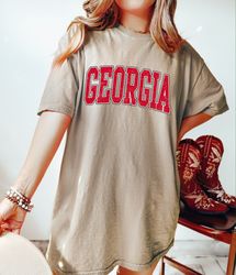 Comfort Colors Shirt, Georgia Shirt, GA Shirt, College Shirt