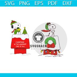 Snoopy and woodstock on the doghouse svg, christmas svg, snoopy svg, snoopy lover, woodstock svg, doghouse svg, snoopy c