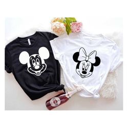 minnie 1928 sweatshirt,mickey mouse shirt, bow minnie shirt, minnie mouse shirt,disney shirt minnie mickey tee, custom m
