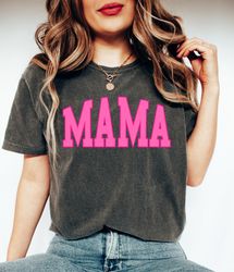 Comfort Colors Shirt, Mama Shirt, Mom Shirt, Varsity Mama, R