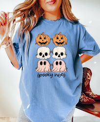 Comfort Colors Shirt, Spooky Vibes Shirt, Halloween Shirt, S