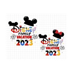 Bundle Family Vacation 2023 Svg, Family Trip Svg, Family Vacation 2023 Svg Png, Magical Kingdom Svg, Svg, Png Files For