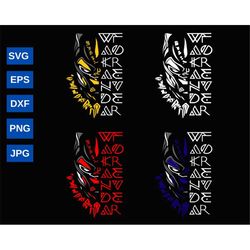 Black Panther Wakanda Forever SVG Design Bundle