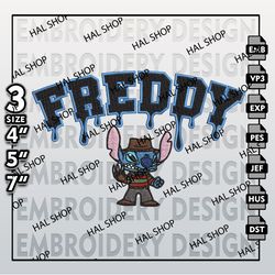 Horror Machine Embroidery, Drop Name Stitch Freddy Krueger Embroidery Files, Horror Characters, Halloween Embroidery