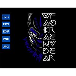 Black Panther Wakanda Forever SVG Design