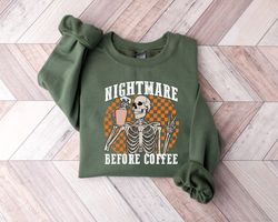 Funny Halloween Sweatshirt, Fall Sweatshirt for Women