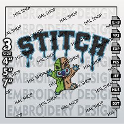 Halloween Embroidery Files, Machine Embroidery, Stitch Oogie Boogie Drop Name Embroidery Designs, Nightmare Before Xmas