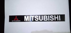 Back Light Sticker Emblem Of Mitsubishi