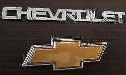 Chevrolet emblem with Logo