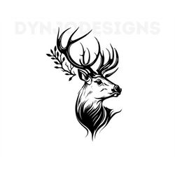 Deer Svg, Deer Clipart, Deer Png, Deer Head, Deer Cut Files For Cricut , Deer Silhouette, Animals Silhouette