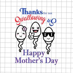 Thanks For Not Swallowing Us Svg, Funny Mom Svg, Dance Mom Svg, Funny Quote Wife Husband Svg, Spoile