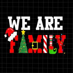 We Are Family Png, Family Christmas Pajamas Png, Family Xmas Png