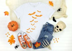 Halloween Bats Shirt, Halloween Party, Halloween Shirt, Skeleton T, Halloween Outfits, Halloween Funny Shirt, Family Mat