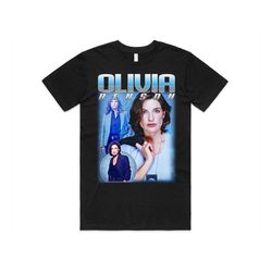 Olivia Benson Homage T-shirt Tee Top US TV Show Law And Order Elliot Gift Mens Womens