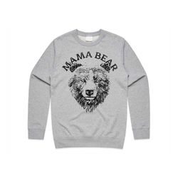 mama bear illustration jumper sweater sweatshirt cute shirt mom mum mother women's gift