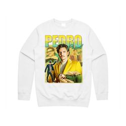 Pedro Pascal Homage Jumper Sweater Movie Icon Retro 90's Actor Gift Unisex Mens Womens