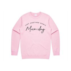 Just Another Manic Mum-day Jumper Sweater Sweatshirt Funny Top Cute Mumday Mother's Day Gift Mum