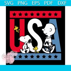 Peanuts snoopy americana red white and blue svg, trending svg, snoopy svg, snoopy lover, snoopy clipart, snoopy cut file