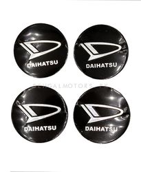 Daihatsu Wheel Cap Logo Black - 4 Pieces