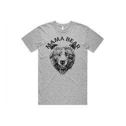 mama bear illustration t-shirt tee top cute shirt mom mum mother women's gift