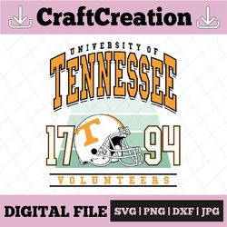 Tennessee Svg, Tennessee Fan Crewneck , Vintage Style University Of Tennessees, 90s NCAA, Png Svg dxf NCAA Svg, NCAA Svg