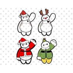 4pc,  Christmas Costumes SVG Bundle, Holiday SVG, Christmas SVG