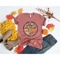 Flannel Pumpkin Smores Shirt, Love Fall Y'All Shirt, Fall Shirt, Hello Pumpkin, Fall Vibes, Peace Love Thanksgiving, Fam