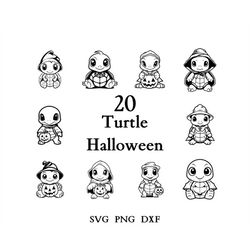 Turtle Halloween Bundle , Turtle Svg , Halloween Designs