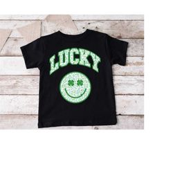 Lucky Youth Shirt, Lucky Clover Toddler Shirt, St Patricks Day Shirt, Lucky Pullover, Kids Lucky Shirt, Lucky Crewneck,