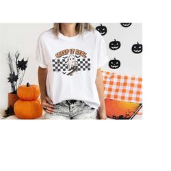 Keep It Real Ghost Shirt, Spooky Ghost Halloween Shirt, Cool Halloween Party Tshirt , Ghost Tshirt, Spooky Season Shirt,