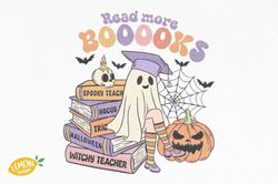 Halloween Teacher Read More Book PNG