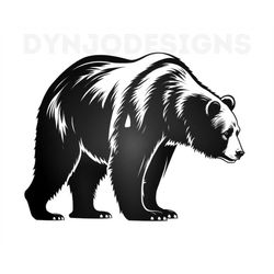 Bear Svg, Bear Clipart, Bear Png, Bear Head, Bear Cut Files For Cricut , Bear Silhouette, Animals Silhouette