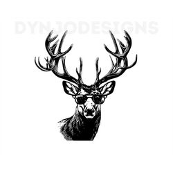 Deer With Sunglasses , Deer Svg ,Summer T-Shirt Designs