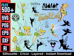 inkerbell SVG Bundle,Tinkerbell svg,Tinkerbell png,Tinkerbell flaying svg,Tinkerbell silhouette ,cut files,mug, Tinkerbe