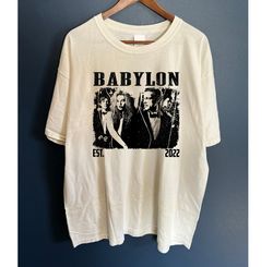 Babylon Shirt, Babylon Movie Shirt, Babylon T-Shirt, Vintage Shirt, Retro T-Shirt, Short-Sleeve Shirt, Crewneck Sweatshi