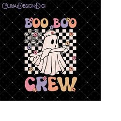 Boo Boo Crew Png, Ghost Nure Png, Retro Halloween Png Digital Download, Bone Joke Png, Halloween Nurse Png, Spooky Nurse