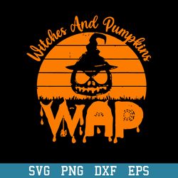 Witches And Pumpkins Wap Halloween Svg, Halloween Svg, Png Dxf Eps Digital File