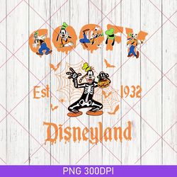 Goofy Est 1932 Disneyland Halloween PNG, Disney Character Halloween Day 2023, Mickey And Friends Halloween Party 2023