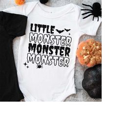 Little Monster SVG, Kid Halloween Shirt svg, Little Monster png, Monster Shirt, Cricut Cut File, Halloween Shirt svg, Ha