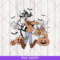 Goofy Pumpkin Disneyland Halloween PNG, Disney Character Halloween Day 2023, Mickey And Friends Halloween Pumpkin 2023
